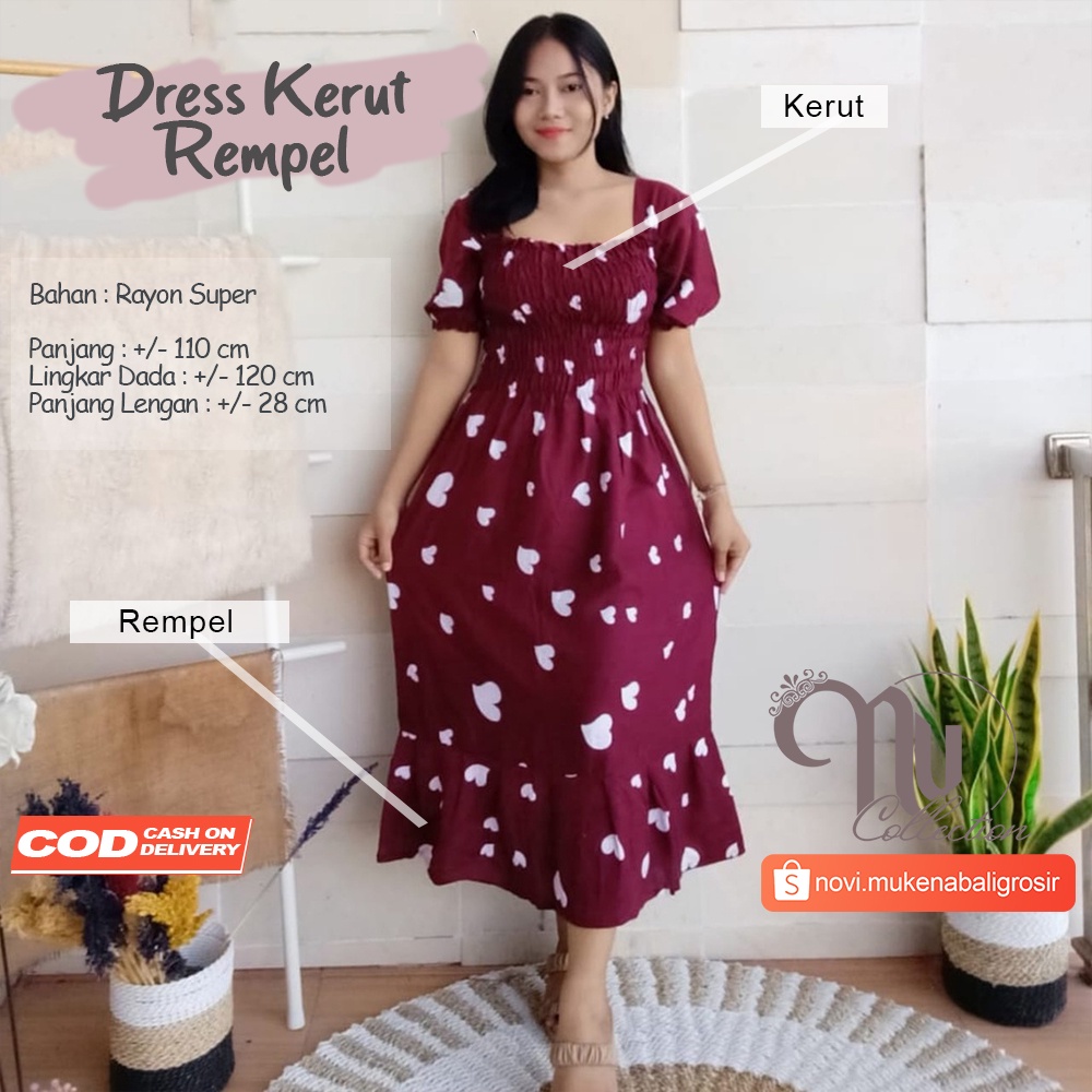 DRESS KERUT REMPEL