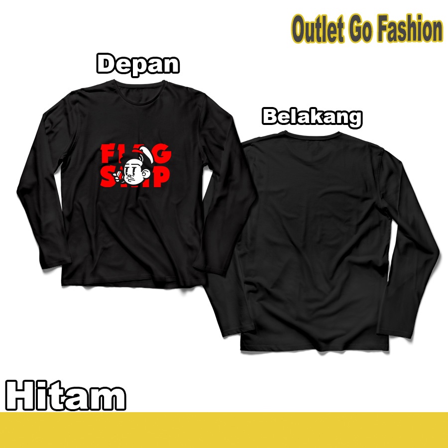 Baju Kaos Pria Fans David Gadgetin Flagship Chanel Youtube Youtuber Lengan Panjang Kualitas Distro