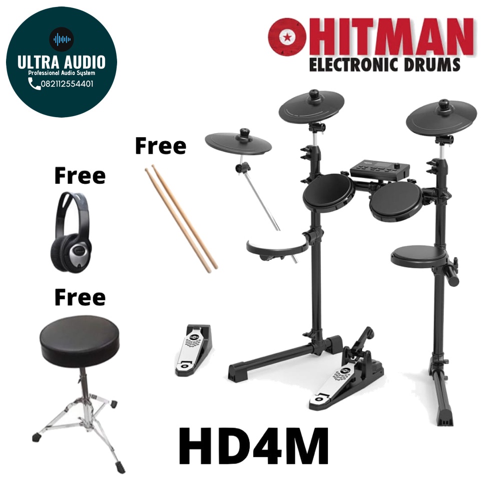 HITMAN HD4M / HD 4M Electric Drum Elektrik / Digital ORIGINAL