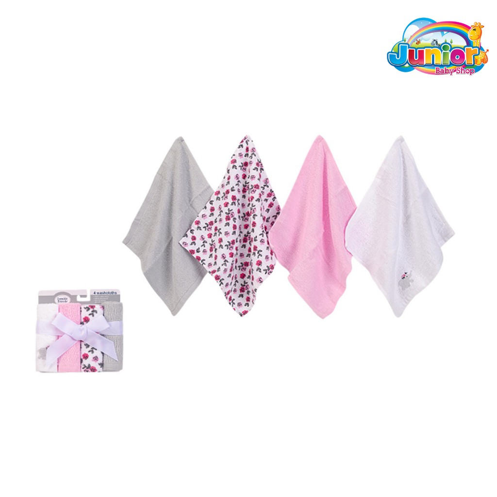 Luvable Friends Washcloths 4pcs