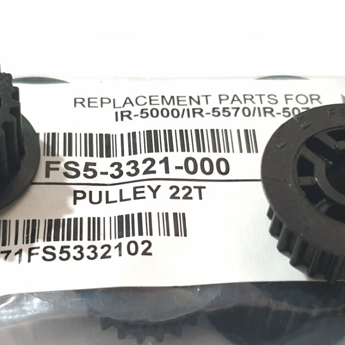 Gear Pulley 22T Canon IR 5000/6570/5075 FS5-3321-000 CPP