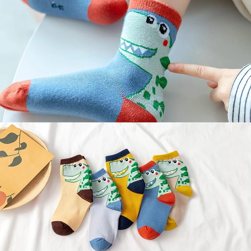 Kaos Kaki Dino Anak Socks New