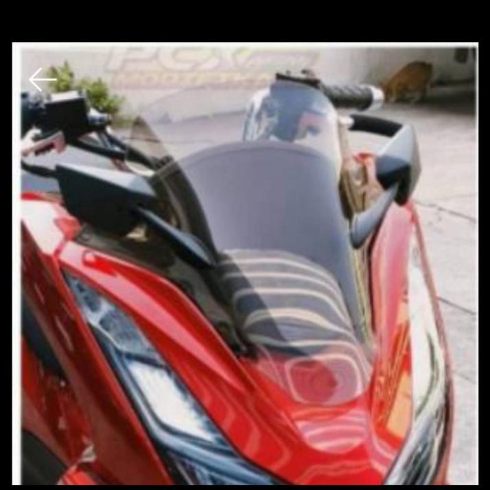 Visor/Windshield + Spion Variasi Pcx 160 2021