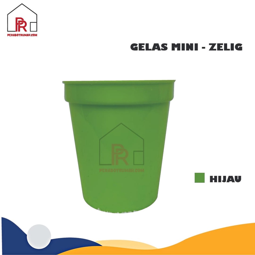 Gelas Plastik Mini dan Besar Ocean ZLG / Gelas Minum Kecil Murah