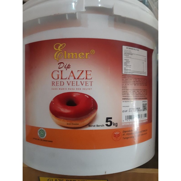 Elmer glaze red velvet 250 gr