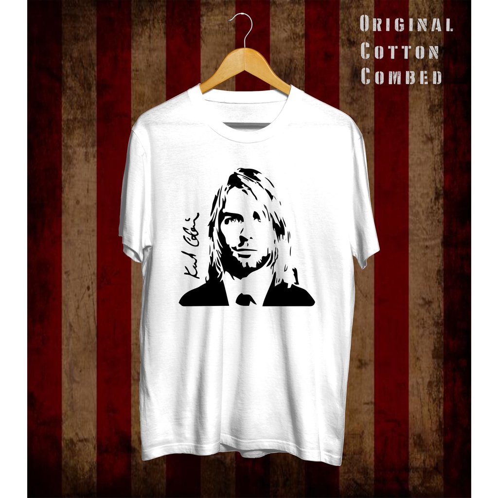 Tshirt/ Kaos Kurt Cobain Nirvana Original Combed