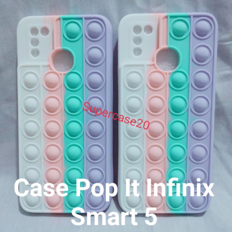 Case Infinix Smart 5 Kesing Infining Smart 5 Casing Infinix Smart 5 Kesing Pop It Rainbow Softcase W