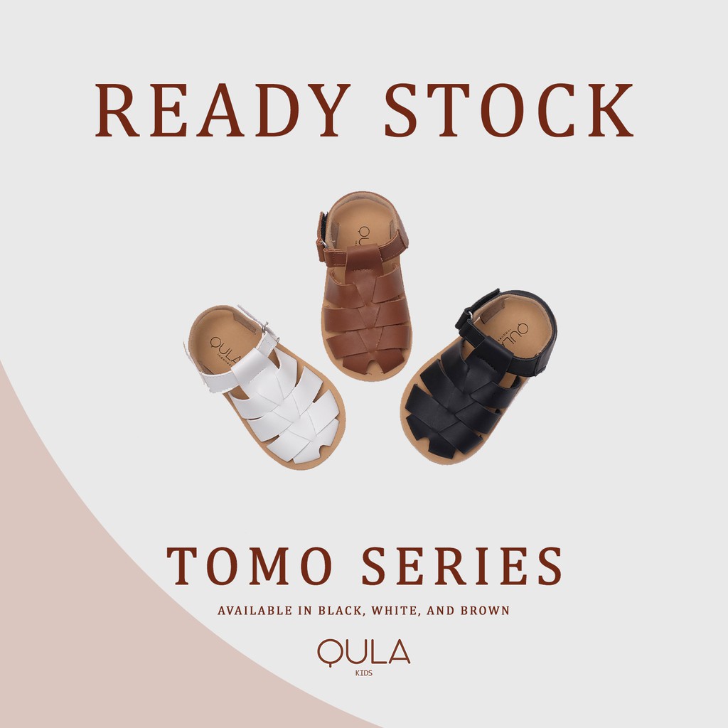 Ready Stock - Tomo Series Sandal Anak Toddler Vintage Usia 1,2,3 Tahun