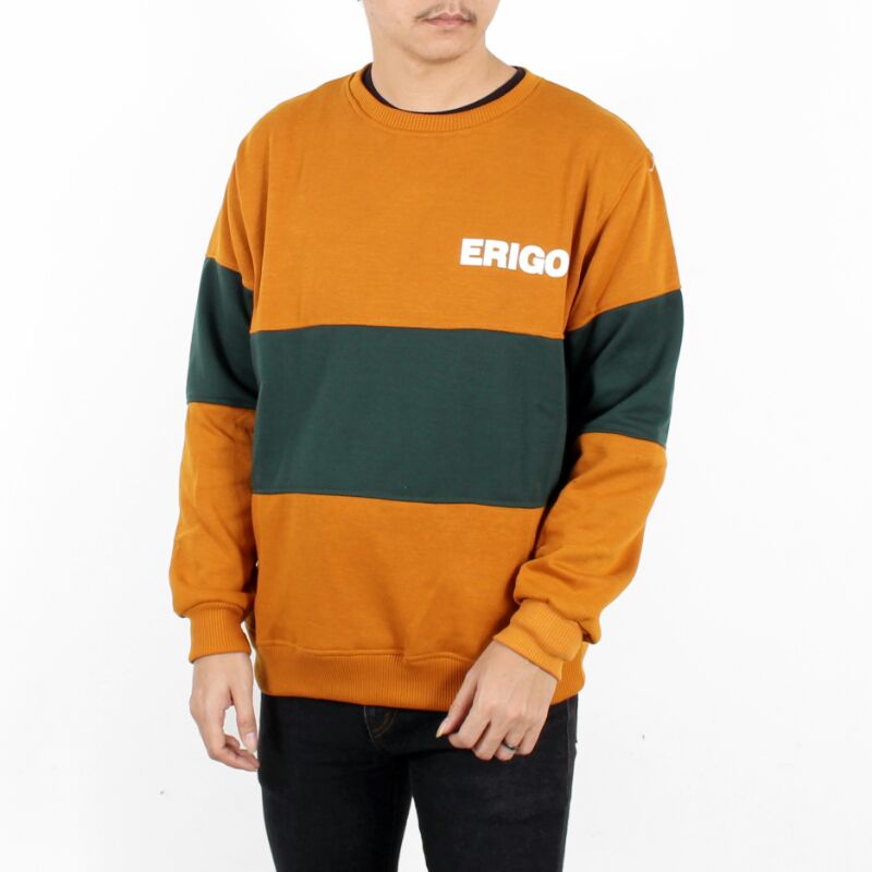 Crewneck Erigo Sweater Pria Sweatshirt Unisex