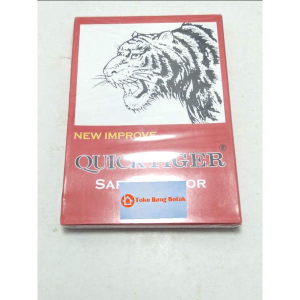 

satu pak kecil silet quick tiger isi 10 silet