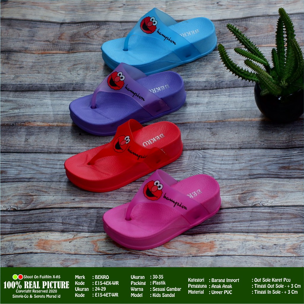 SENDAL ANAK JAPIT ELMO BEKRO E15 4E 24 35 Shopee Indonesia SENDAL ANAK JAPIT ELMO BEKRO E15 4E 24 35 Shopee Indonesia