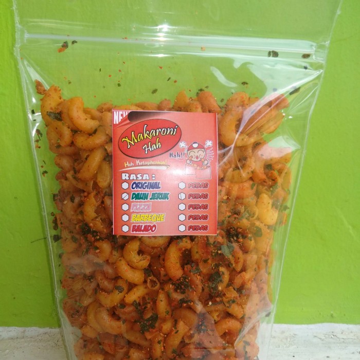 

PASTA-ANEKA- MAKARONI BANTET PEDAS 1/4 KG - DAUN JERUK -ANEKA-PASTA.