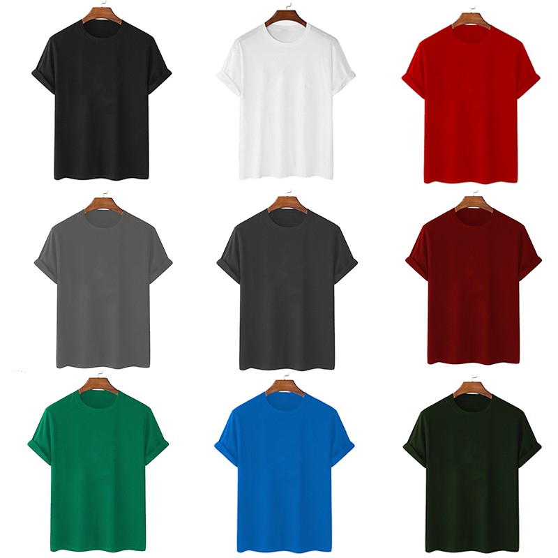 PROMO KAOS POLOS ONECK PAKET ISI 5PCS