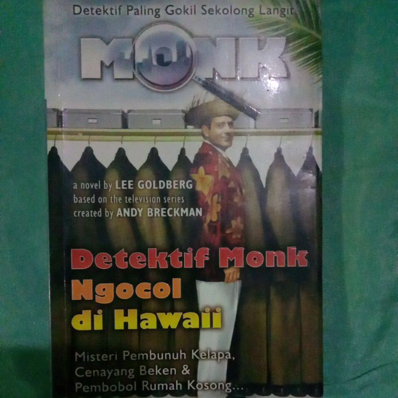 Novel Detektif lucu Bekas:  Detektif Monk Ngocok di Hawaii -Lee Goldberg