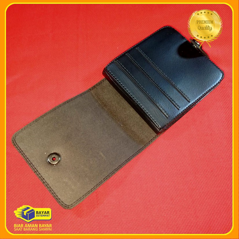 Dompet groisr Pria levis Model kancing pendek Cod