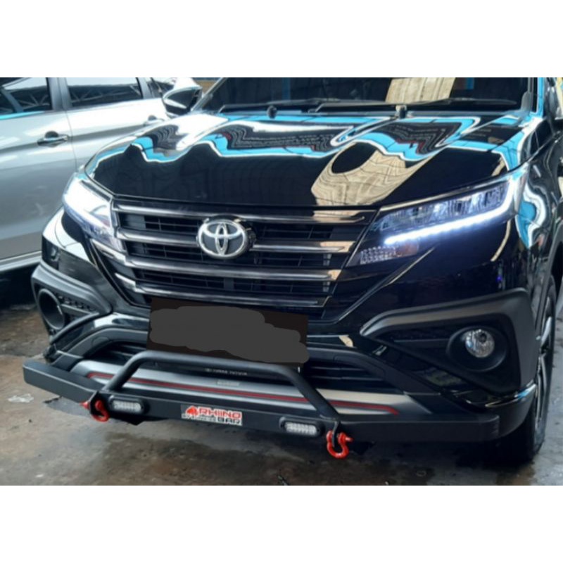 Tanduk Rhino Bumper Depan Mobil ALL NEW RUSH TERIOS With DRL