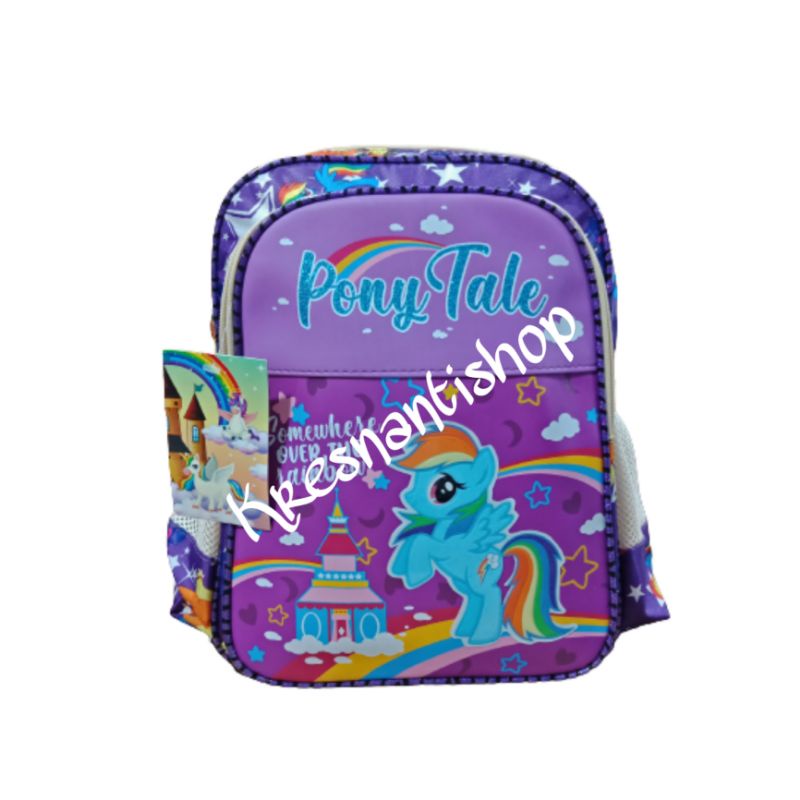 Tas ransel anak sekolah TK perempuan Little Pony by alto