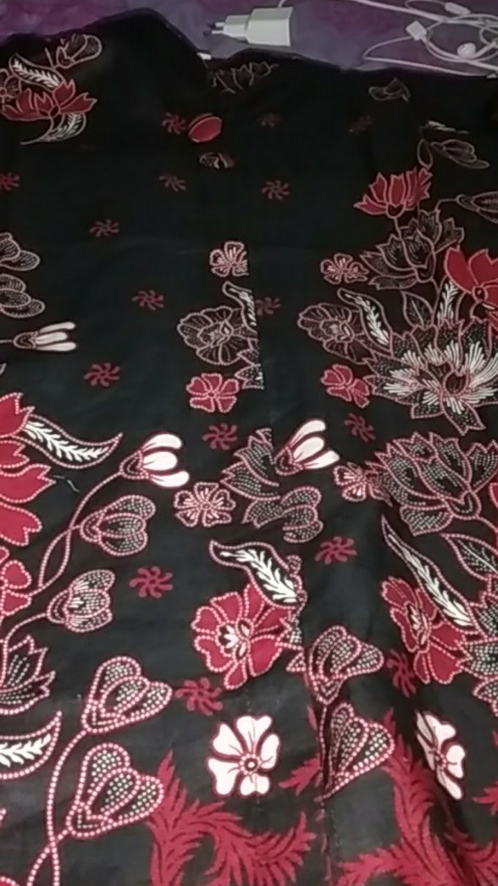 Batik Wanita Asj Sa Hrb026 Kenongo Kemeja Tosca Pendek