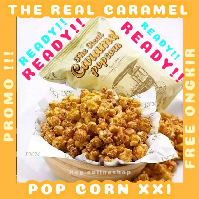 

SALE!! Pop Corn XXI The Real Caramel Pop Corn THE REAL POP CORN CARAMEL XXI POPCORN asin xxi Oreo cookies & cream sweet & spicy honey butter milk butter Oreo balado snack camilan brondong jagung pop corn matang siap saji tanpa dimasak Manis sweet glaze