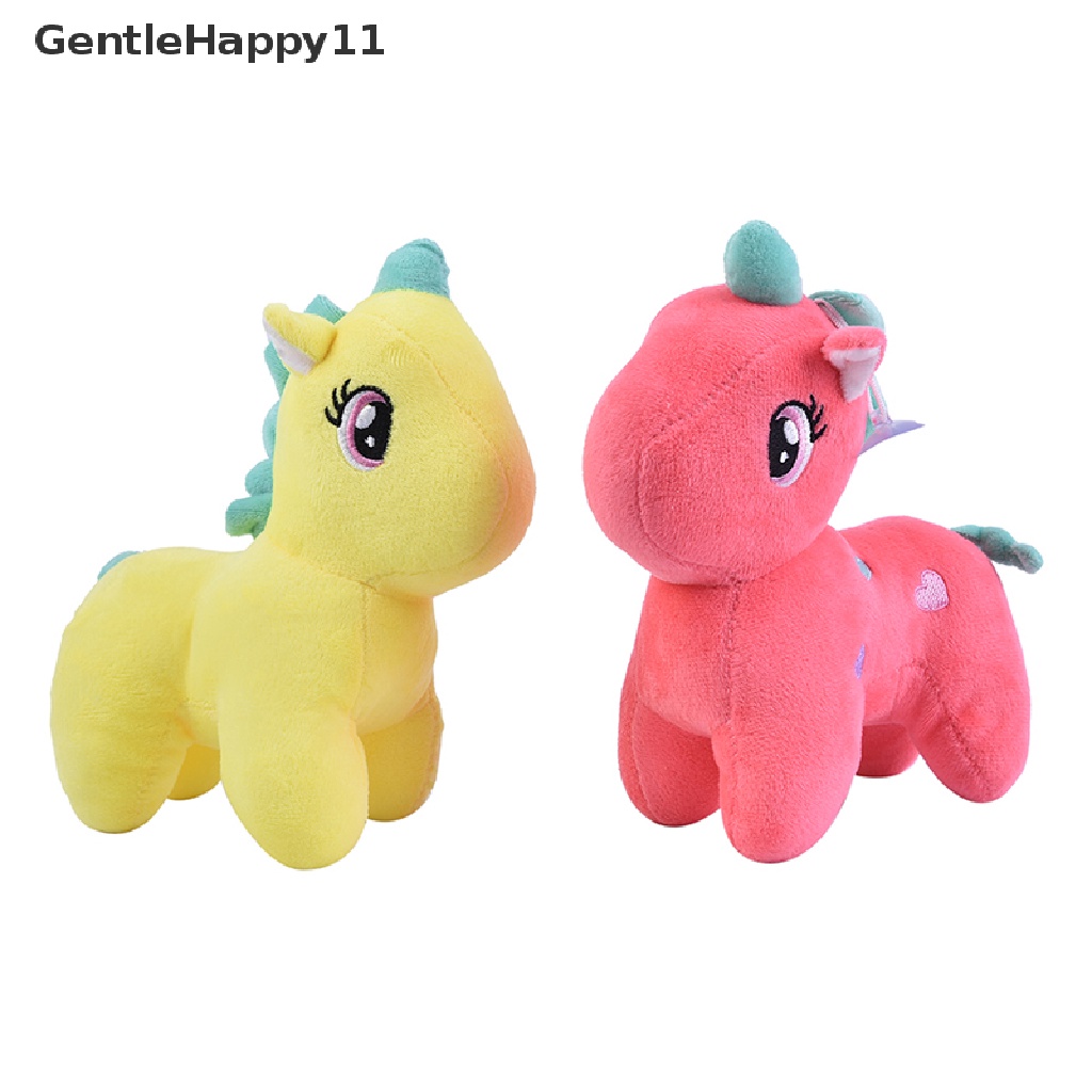 Gentlehappy Mainan Boneka Unicorn Pelangi 20CM Bahan Plush Untuk Bayi / Anak