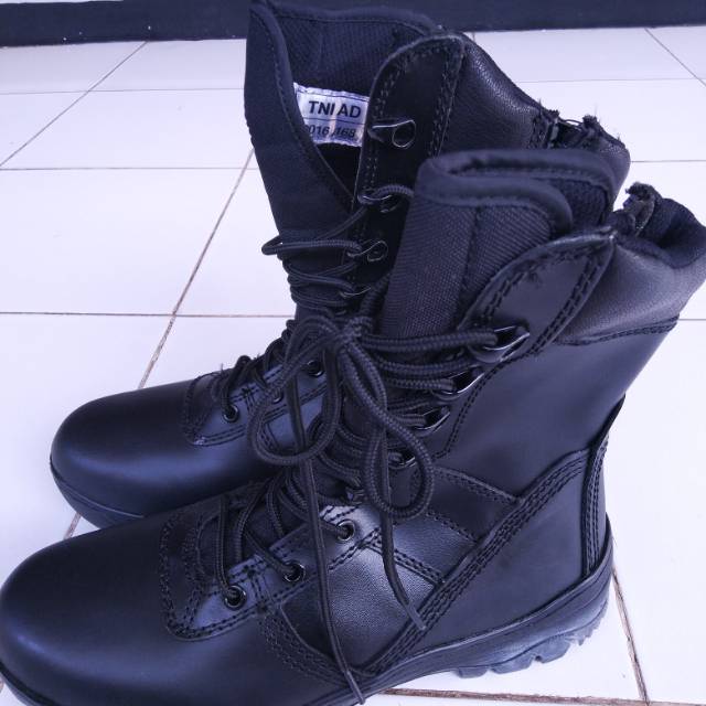 Sepatu pdl tni AD asli kulit jatah