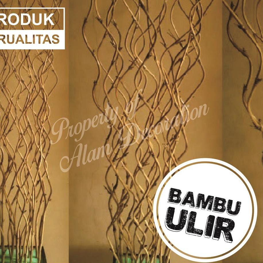 Sangat Nyaman.. BAMBU ULIR 10 btg/BAMBU INUL/BAMBU CENDANI/ BAMBU ULIR POLOS MURAH/DEKORASI RUMAH/DE