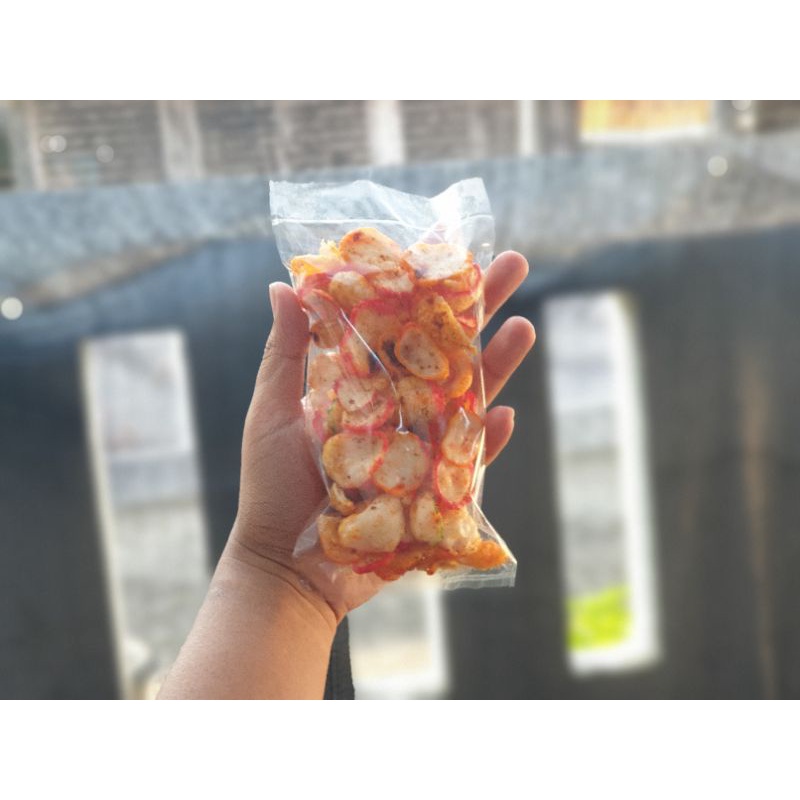 

Kerupuk Seblak Kencur Pedas Kemasan Ekonomis - Termurah - Kemasan 35gr