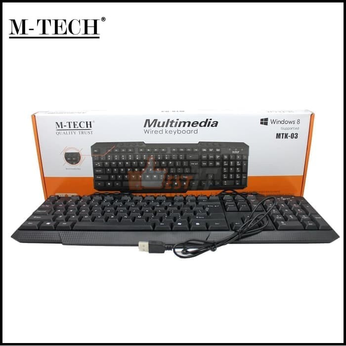 M-Tech MTK 03 Original Keyboard PC Laptop Multimedia Full Size