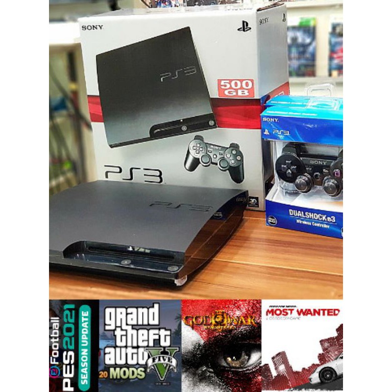 PS3 SLIM SONY PLAYSTATION SERI 20XX-30XX FULLSET FULLGAME BEBAS PILIH GAME