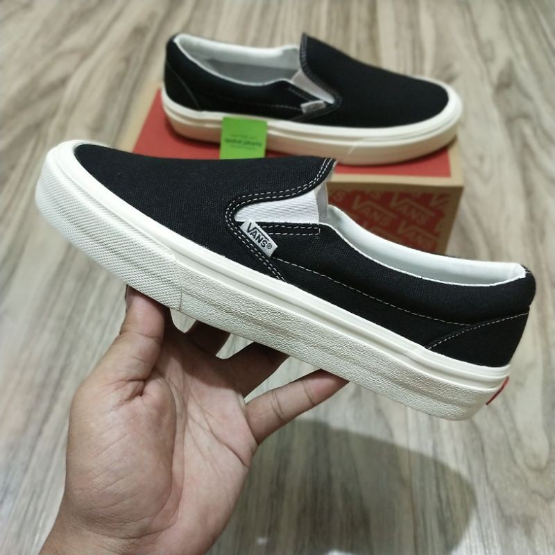 Sepatu VANS OLDSCHOOL OG BLACK WHITE WAFFLE PREMIUM GRADE A