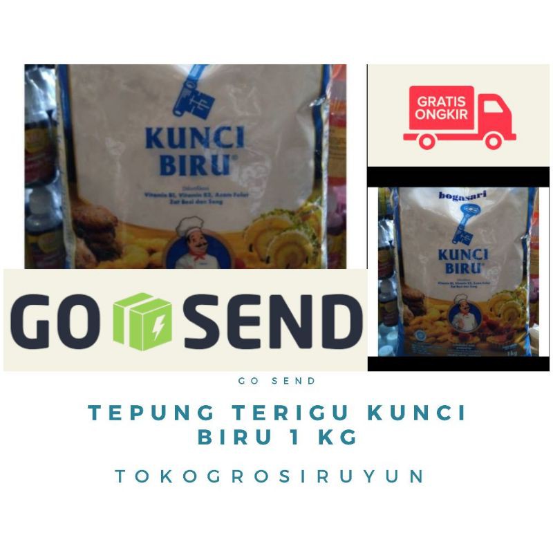 

TEPUNG TERIGU KUNCI BIRU 1 KG HARGA MURAH HARGA GROSIR DAN ECERAN PROMO TOKOGROSIRUYUN