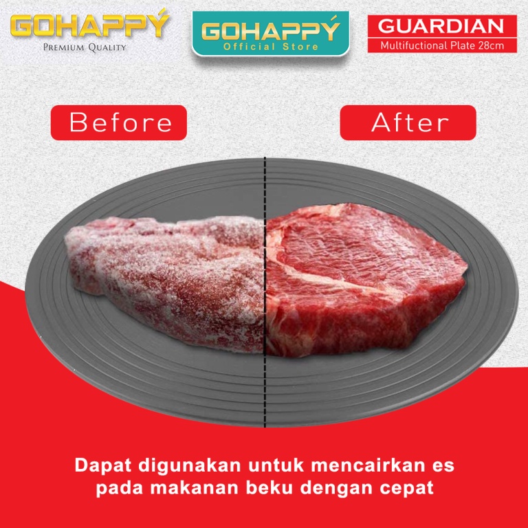 Tatakan Alas Panci Gohappy Guardian Plat Tatakan Panci Konduksi Diffuser Kompor Gas Alas Panci Anti Gosong