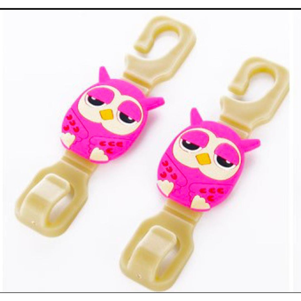 Aksesoris mobil isi 2 Pcs - Kait / Gantungan Barang Untuk Mobil - Motif Lucu dan Unik