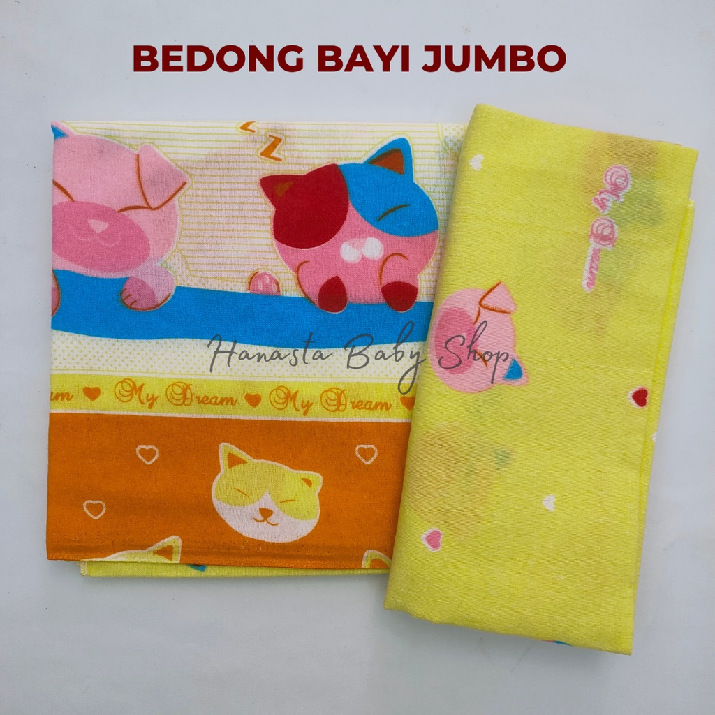 Bedong Bayi Newborn Jumbo Perlengkapan Bayi Baru Lahir