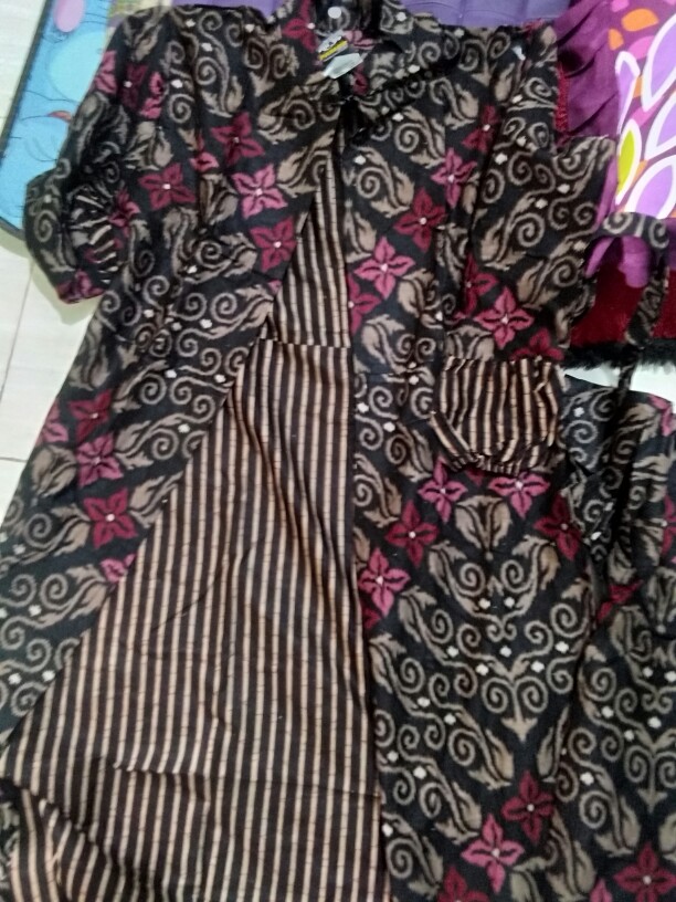 Couple Batik Maura - Sania Ruffle Batik Couple Ori Ndoro Jowi Dnt Garansi Termurah Shopee