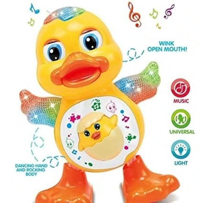 Dancing duck mainan edukasi anak bebek dance menari robot bebek musik lucky duck