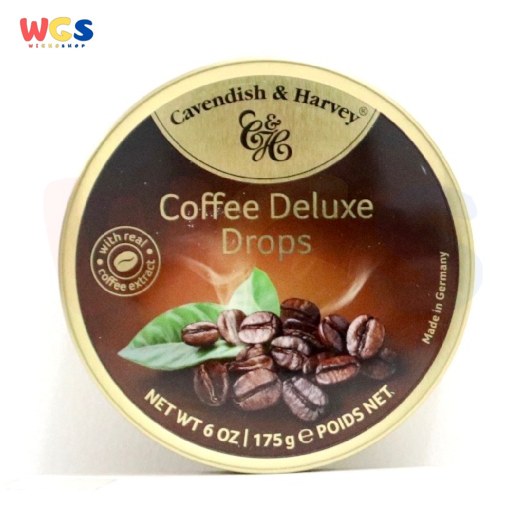 Permen Cavendish &amp; Harvey Coffee Deluxe Drops Candy 175g