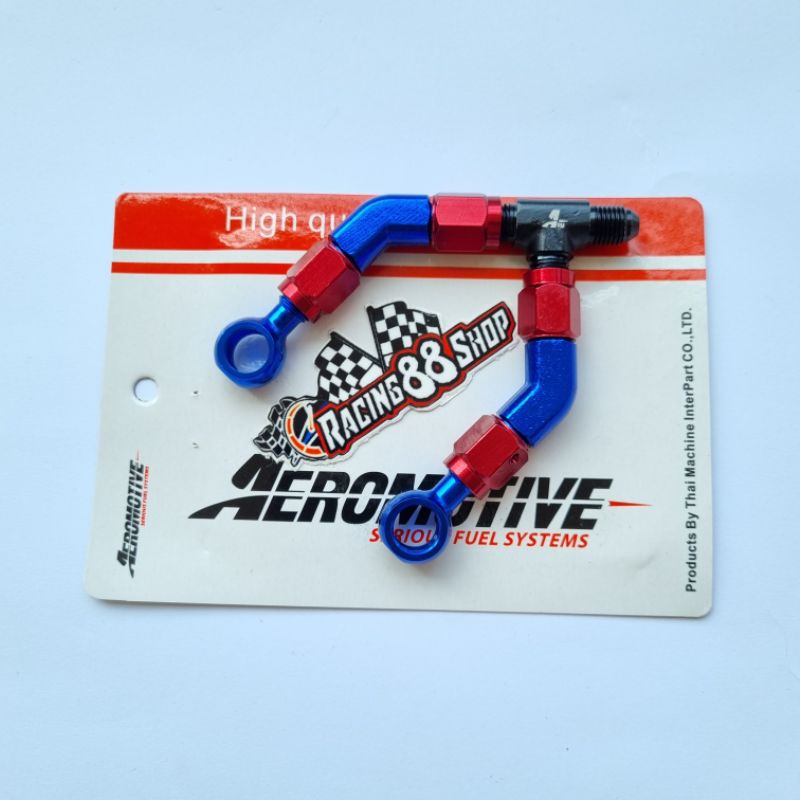 Konektor Selang Rem Kaliper 2 Pin BREMBO / NISSIN By : Aeromotive Beat Vario Scoopy Mio Fino Xeon Mi