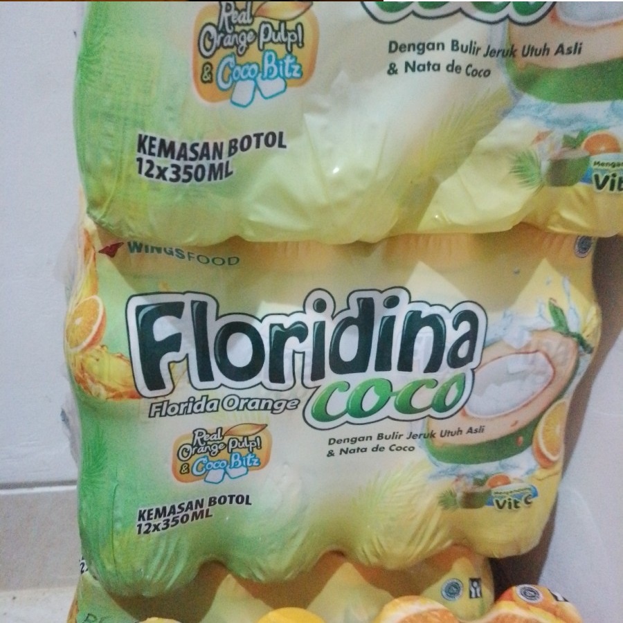 

FLORIDINA rasa Coco - 12 botol @ 350 ml