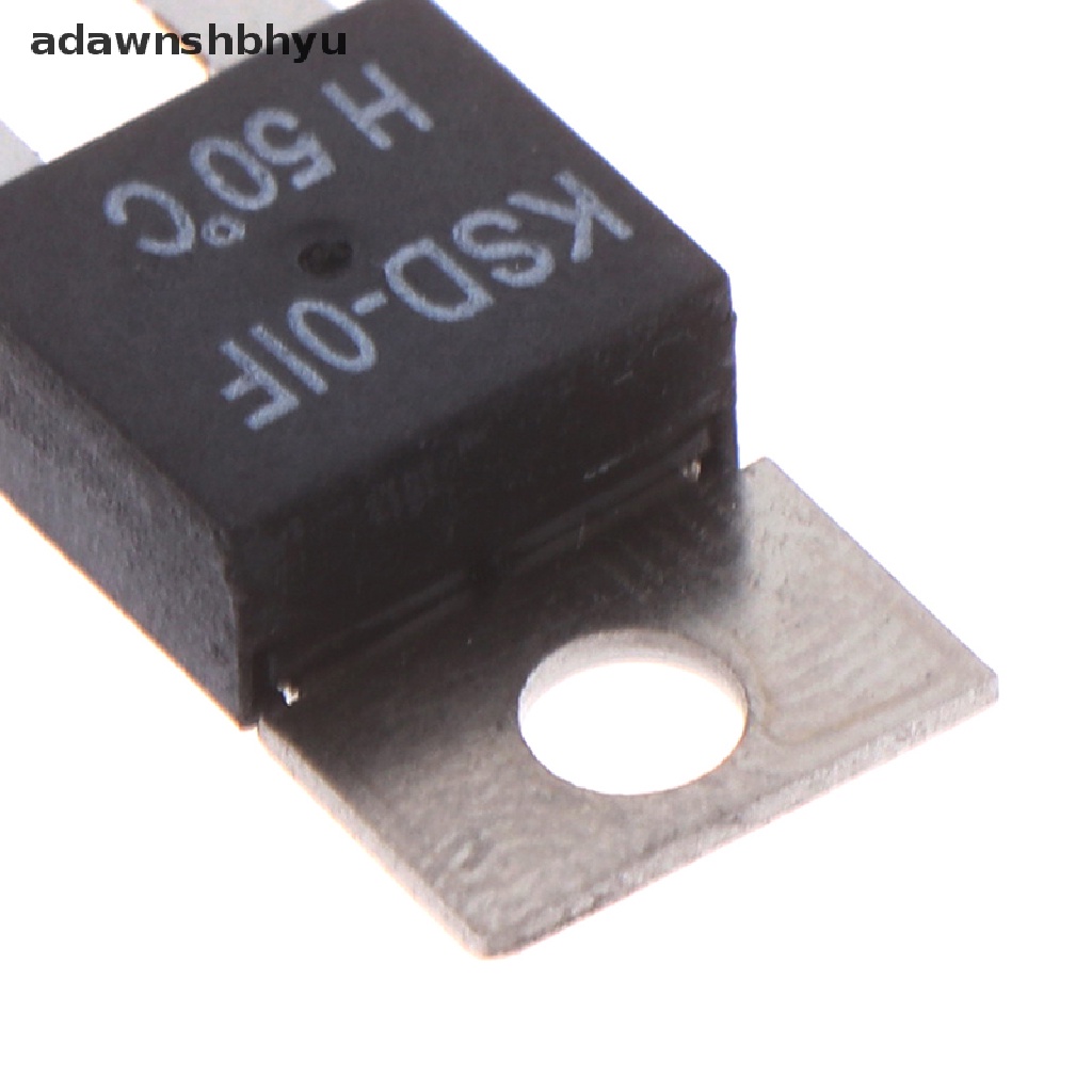 Adawnshbhyu 2Pcs Termostat Sensor Suhu Thermal Switch Biasa Terbuka KSD-01F 50degc