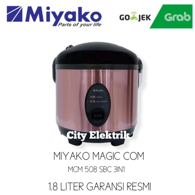 Rice Cooker / Magic Com Miyako MCM 528 1.8L Garansi Resmi