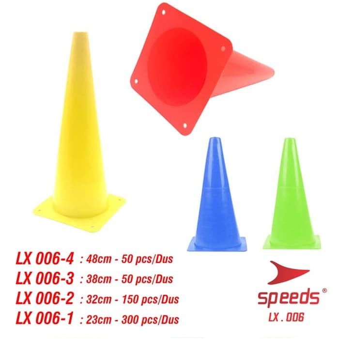 Traffic Cone Cones Tinggi 32 Cm Tebal Pembatas Jalan Kerucut Olahraga #98