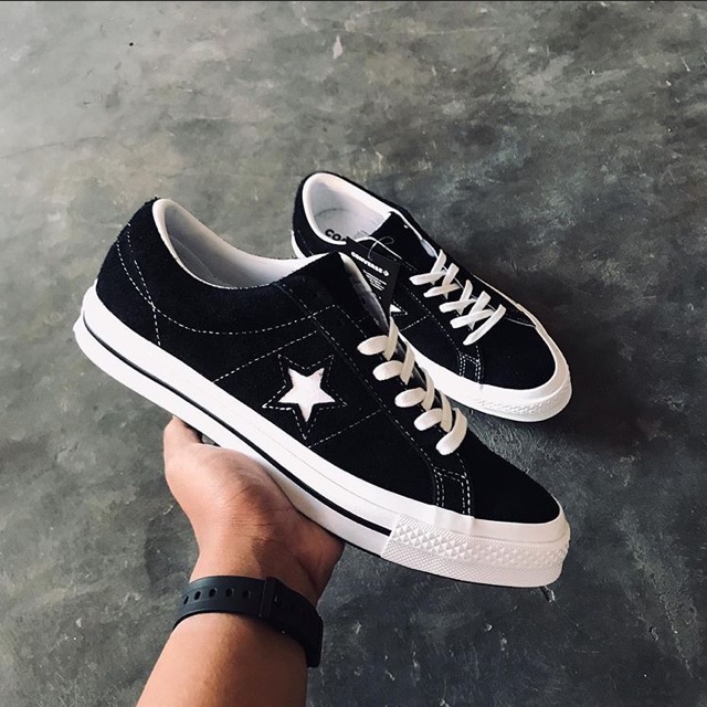 Converse One Star Black White