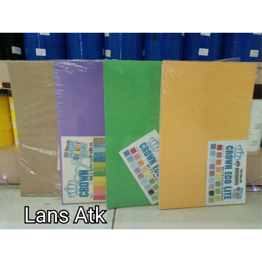 

KERTAS BUFFALO CROWN ECO LITE per Lembar