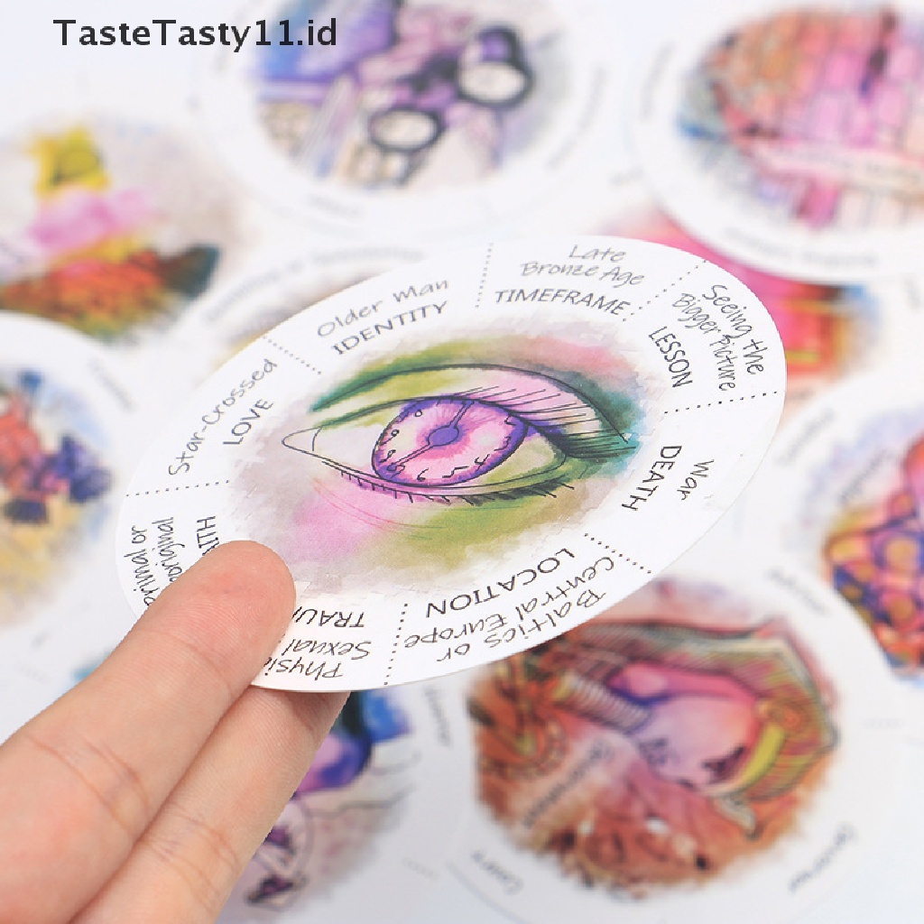 87 Kartu Uncover Your Past Life Oracle Deck Bentuk Bulat Dengan Buku Panduan PDF