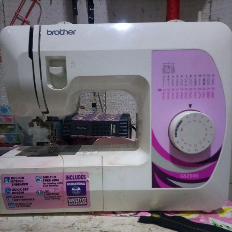 Mesin jahit portable brother GS2500 (second)