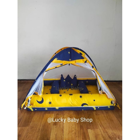 Kasur Bayi Kolam Kulambu Tenda Motif Starmoon