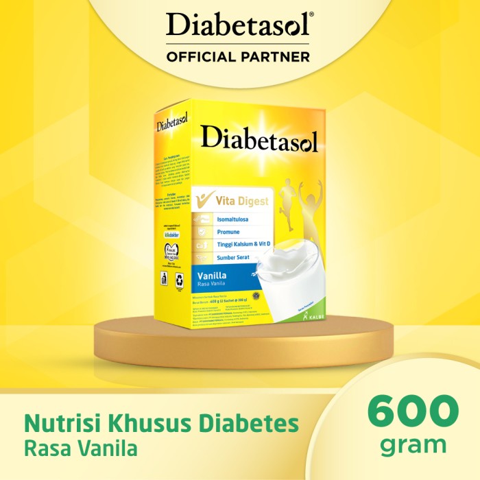 

DIABETASOL VANILA 630 GR