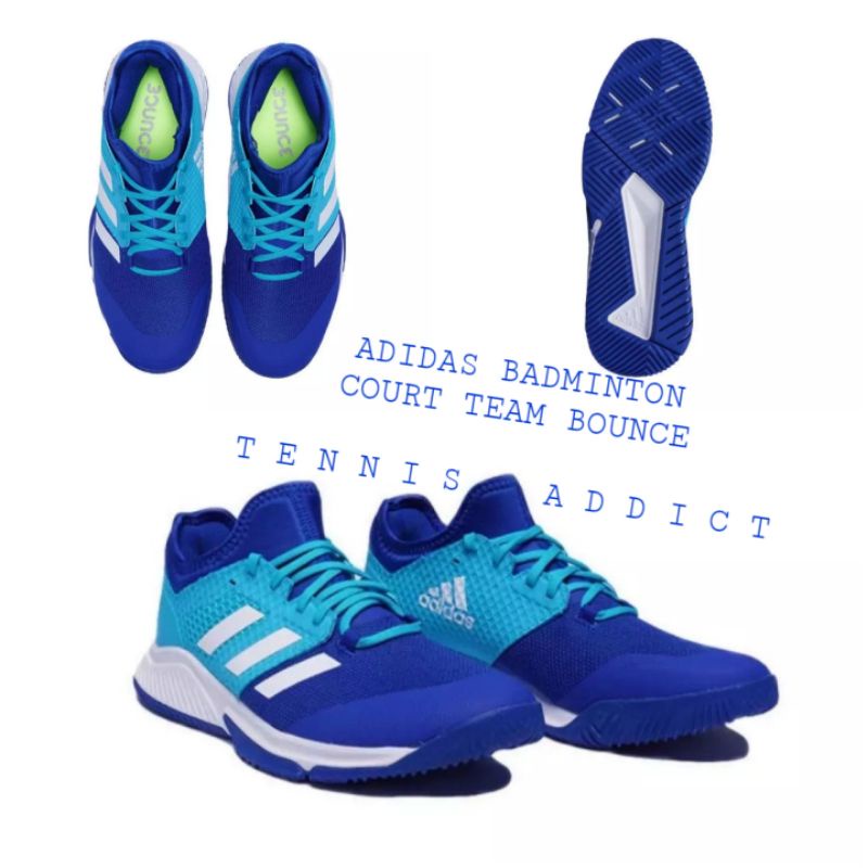 Sepatu Badminton / Bulutangkis Adidas Court Team Bounce M Original