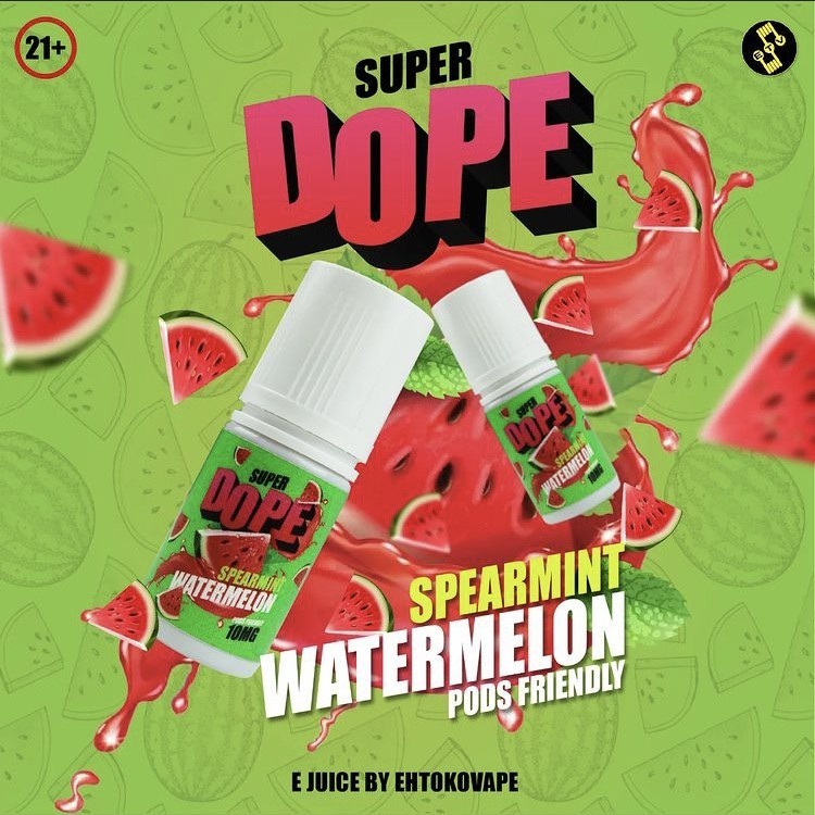 Super Dope Watermelon Pods Friendly 30ML Liquid By ETV Liquid Vape Vapor